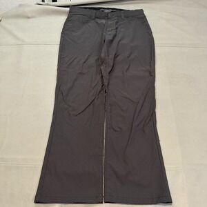 Eddie Bauer Men Horizon Guide Chino Pants 38x32 Gray Commuter Traveler Trek-5383